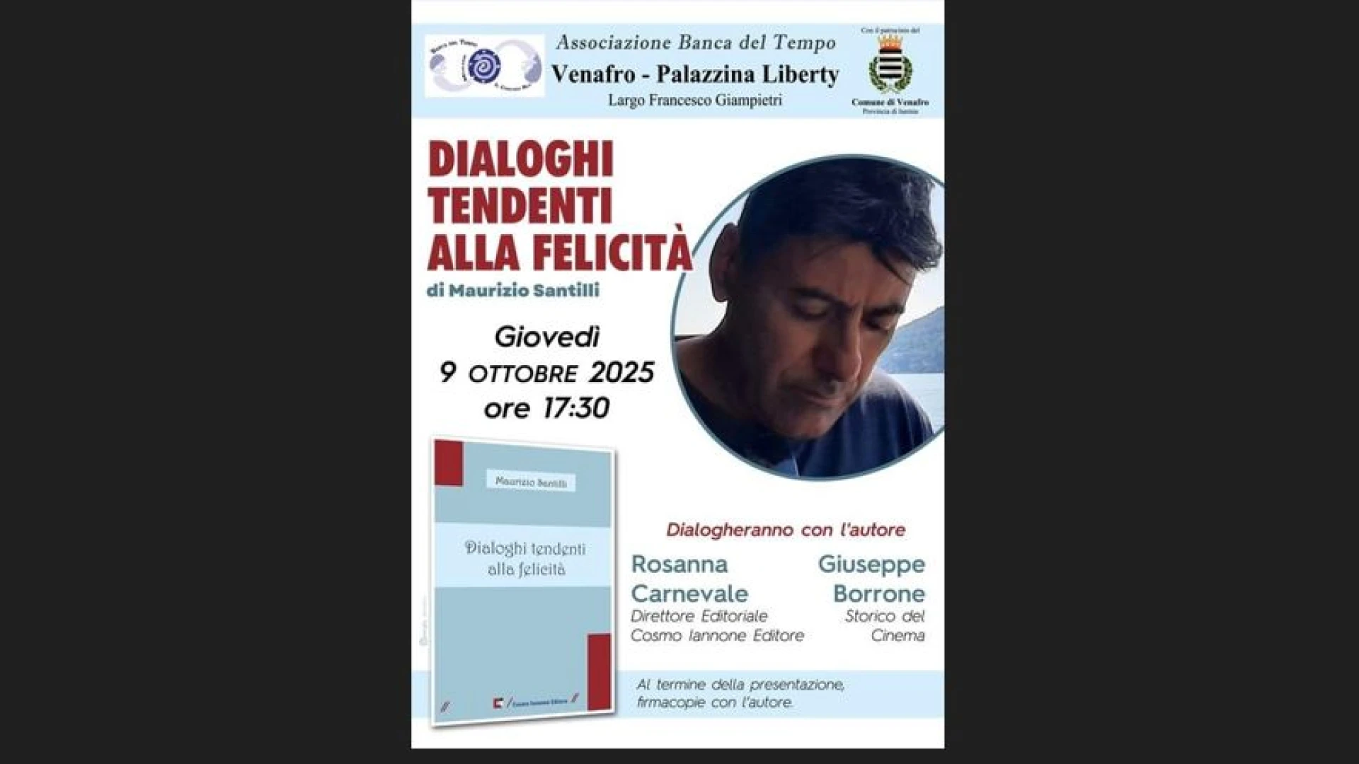 Santilli porta «la felicità» a Venafro, Termoli e Isernia in tre giorni consecutivi